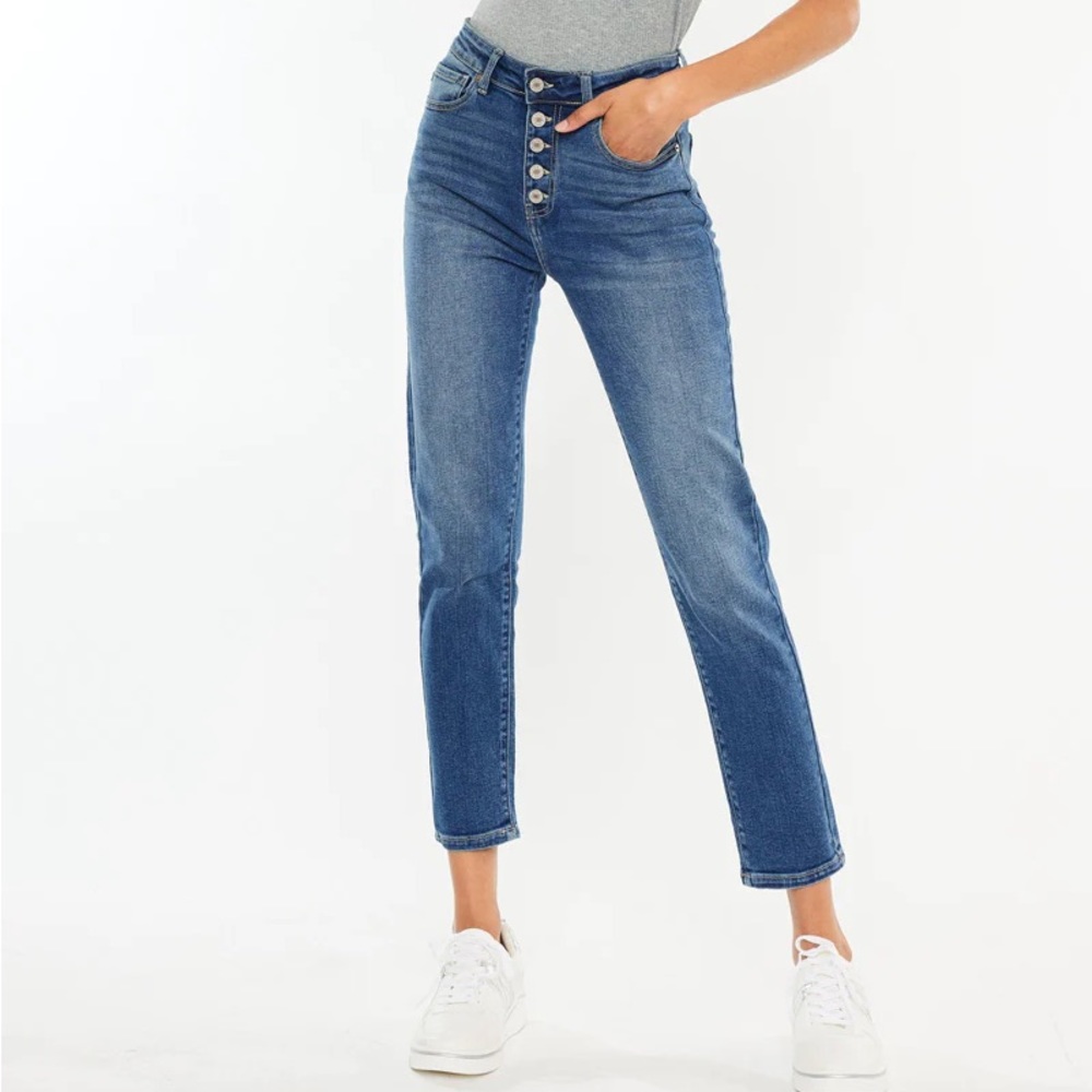Kancan Imogene High Rise Mom Jeans